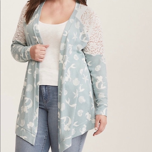 Torrid Disney Ariel Collection Shell Drape - Picture 3 of 4